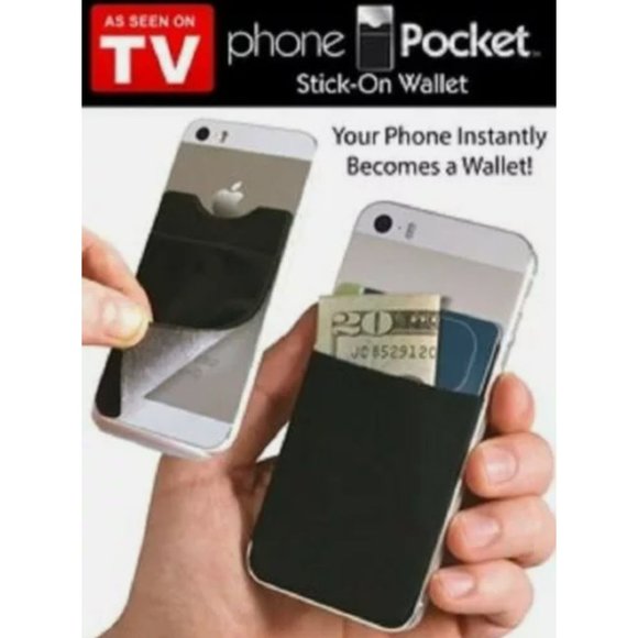 Phone Pocket Stick-on Wallet 4 pack - Picture 2 of 8